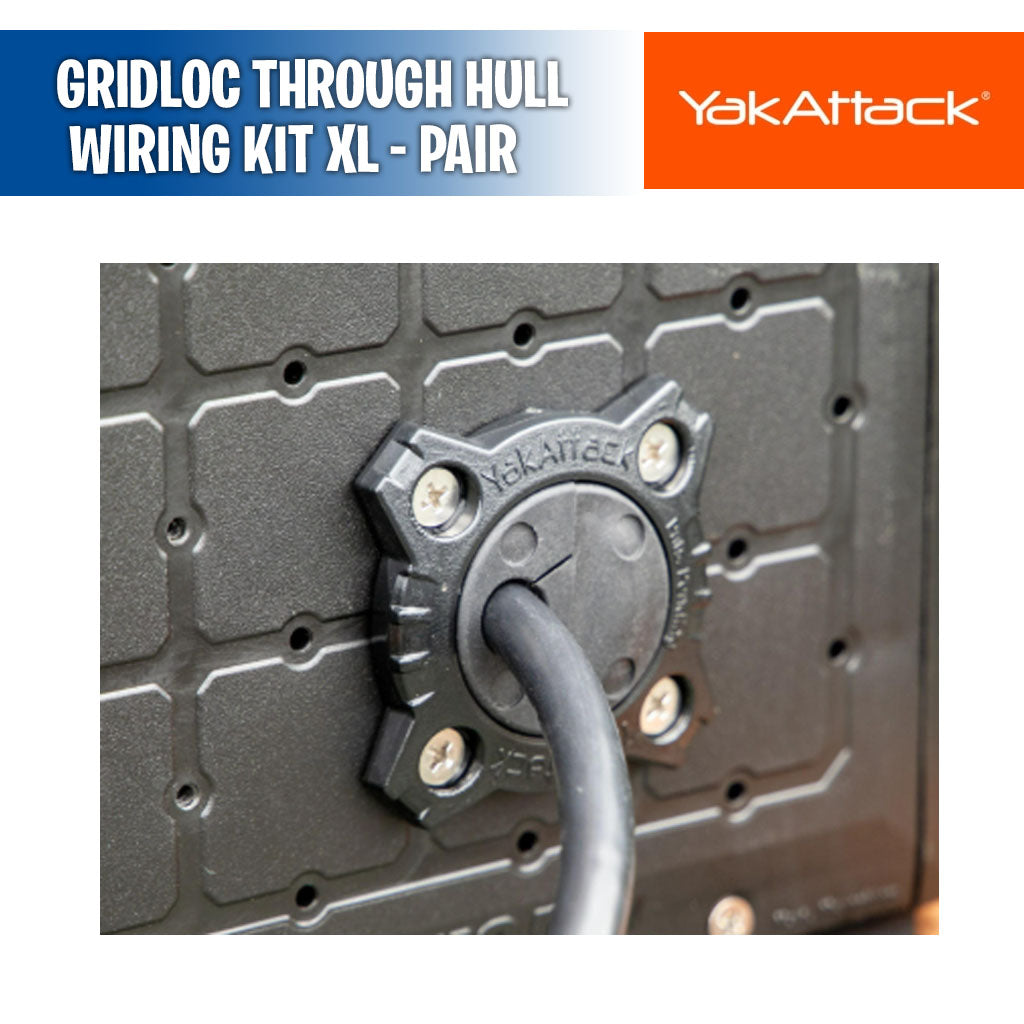 GridLoc Through Hull Wiring Kit XL Pair - YakAttack | Fishing Depot.mx