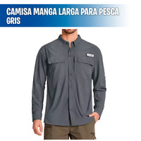 Camisa manga larga para pesca