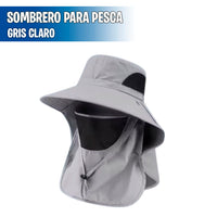 Sombrero con cubierta para cuello y cara Unisex