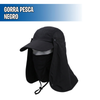 Gorra con cubierta para cuello y cara Unisex