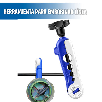 Herramienta para embobinar línea