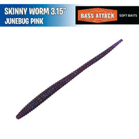 Skinny Worm 3.15" - Bass Attack