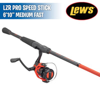 LZR Pro Speed Stick - Medium Fast - 6'10'' -Spinning Rod - Lew's