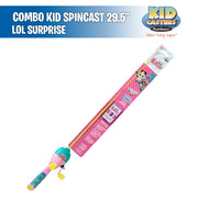 LOL Surpreise 29.5"  - Kids Fishing Combo Spincast - Kid Casters