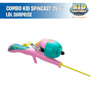 LOL Surpreise 29.5"  - Kids Fishing Combo Spincast - Kid Casters