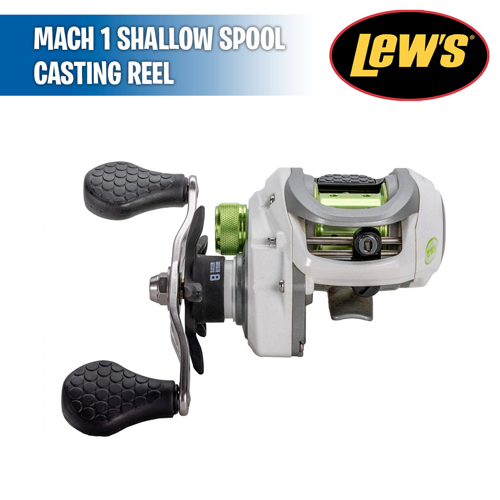 Mach 1 Shallow Spool - 7.5:1 - Carrete Casting - Lew's