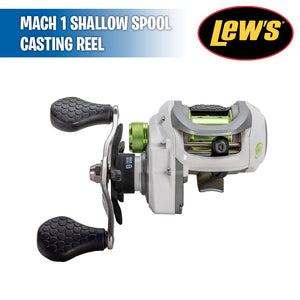 Mach 1 Shallow Spool - 7.5:1 - Carrete Casting - Lew's