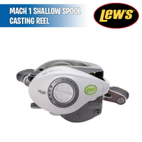 Mach 1 Shallow Spool - 7.5:1 - Carrete Casting - Lew's