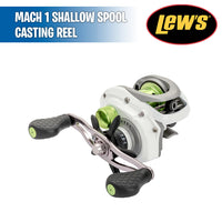 Mach 1 Shallow Spool - 7.5:1 - Carrete Casting - Lew's