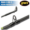 Mach 2 Gen 3 -  Medium Moderate Fast - 6'8" - Casting Rod - Lew's