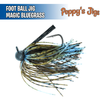 Football Jigs 3/4 oz - Poppy's Jigs