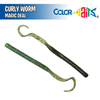 Curly Worm 7" - Color Baits