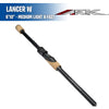 Lancer W - Medium Light X-Fast - 6'10" - Spinning Rod - ARK