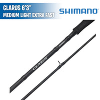 Clarus - Medium Light - 6'3" - Caña Spinning - Shimano