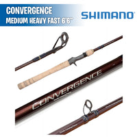 Convergence - Medium Heavy Fast - 6'6" - Casting Rod - Shimano