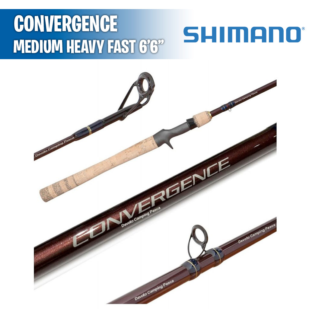 Convergence - Medium Heavy Fast - 6'6" - Casting Rod - Shimano