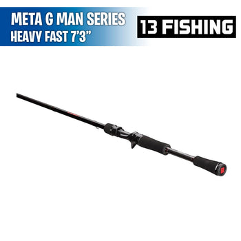 Meta - G Man Series - 7'3" - Heavy Fast - Casting Rod - 13 Fishing