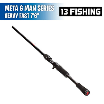 Meta - G Man Series - 7'6" - Heavy Fast - Casting Rod - 13 Fishing