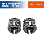 MightyMount Duo Rail Adapter - Two Pack, Compatible with Hobie H-Rail - YakAttack