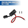 Montura para conector SAE 14 AWG