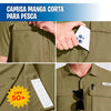 Camisa manga corta para pesca