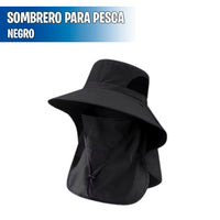 Sombrero con cubierta para cuello y cara Unisex