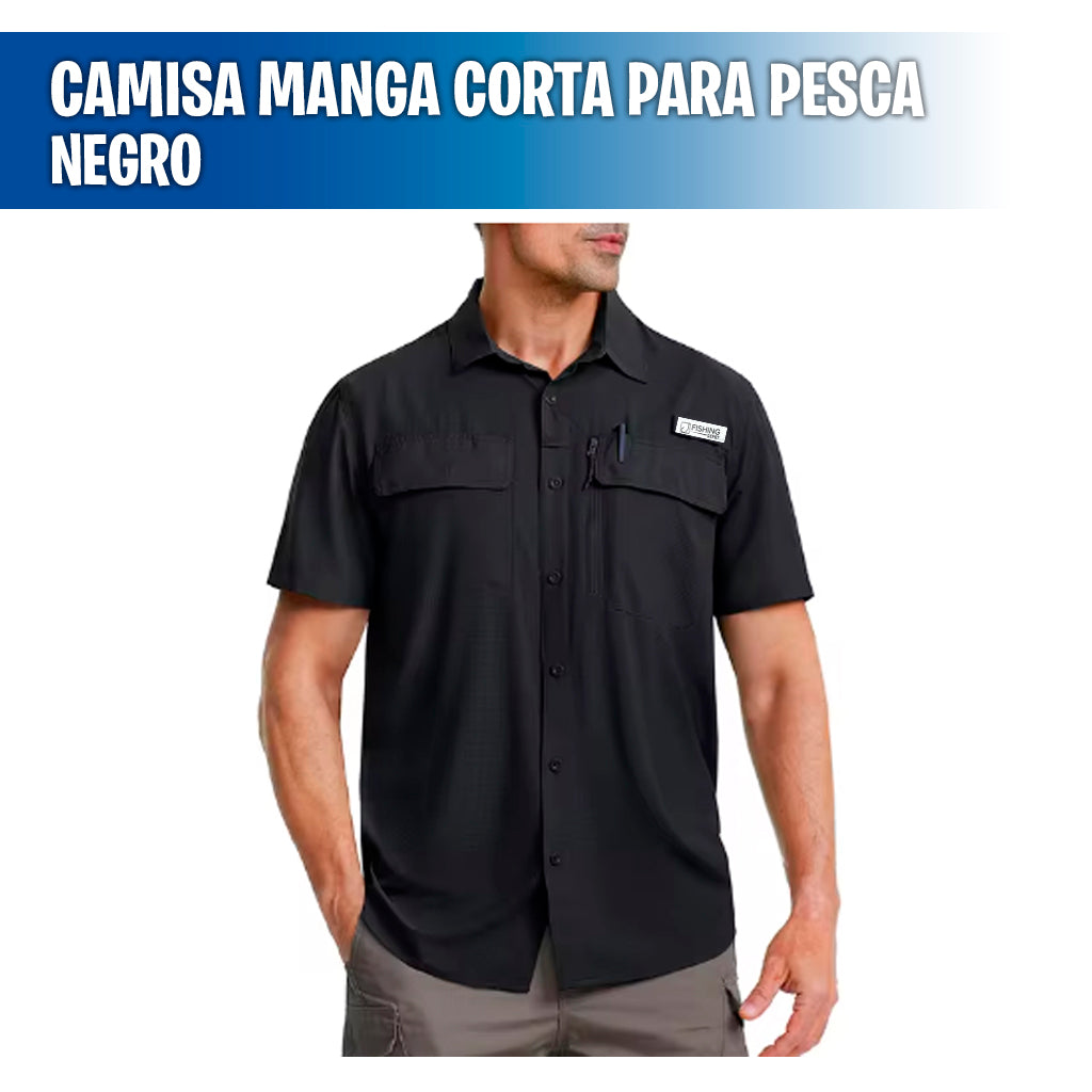 Camisa manga corta para pesca