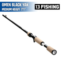 Omen Black(Yak) - MH Fast - 7'1" - Spinning Rod - 13 Fishing