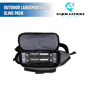 Outdoor Largemouth 3.0 Sling Pack - Evolution Fishing