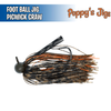 Football Jigs 3/4 oz - Poppy's Jigs