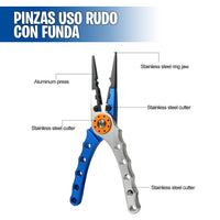 Pinzas uso rudo con funda