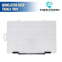 QuikLatch Deep 3600 Tackle Tray - Evolution Fishing