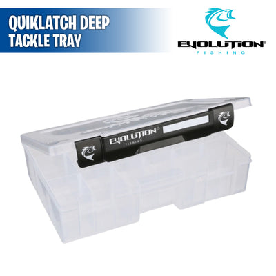QuikLatch Deep 3600 Tackle Tray - Evolution Fishing