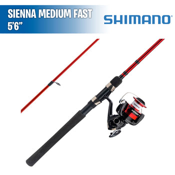Sienna - Medium Fast - 5'6" - Combo Spinnig - Shimano