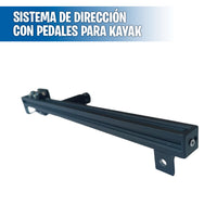 Sistema de dirección con pedales para kayak