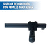 Sistema de dirección con pedales para kayak