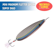 Mini Magnum Flutter Spoon 6.5" - Nichol's Lures