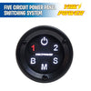 Five Circuit Power Panel Switching System - Yak Power