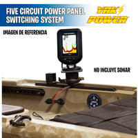 Five Circuit Power Panel Switching System - Yak Power