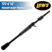 TP2 - MH Moderate Fast - 6'10" Spinnerbait - Casting Rod - Lew's