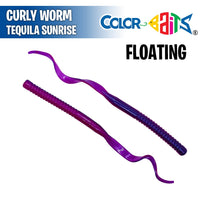 Curly Worm 7" - Color Baits