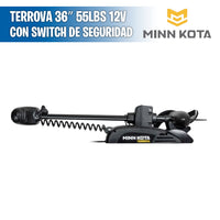Terrova 36″ 55Lbs 12V, con Switch de Seguridad - Minn Kota