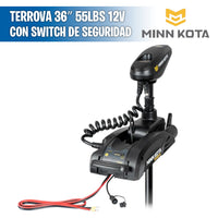 Terrova 36″ 55Lbs 12V, con Switch de Seguridad - Minn Kota