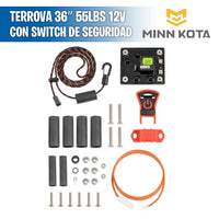 Terrova 36″ 55Lbs 12V, con Switch de Seguridad - Minn Kota