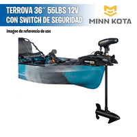 Terrova 36″ 55Lbs 12V, con Switch de Seguridad - Minn Kota