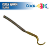Curly Worm 7" - Color Baits