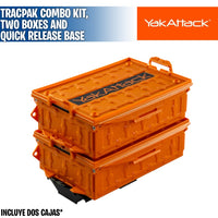 TracPak Combo Kit, Two Boxes and Quick Release Base - YakAttack