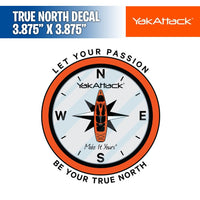 True North Decal 3.875” x 3.875” - YakAttack