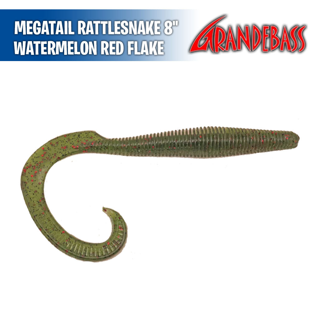 Megatail Rattlesnake 8" - GrandeBass
