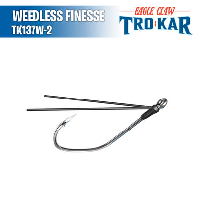 Weedless Finesse Hook -  Eagle Claw Trokar